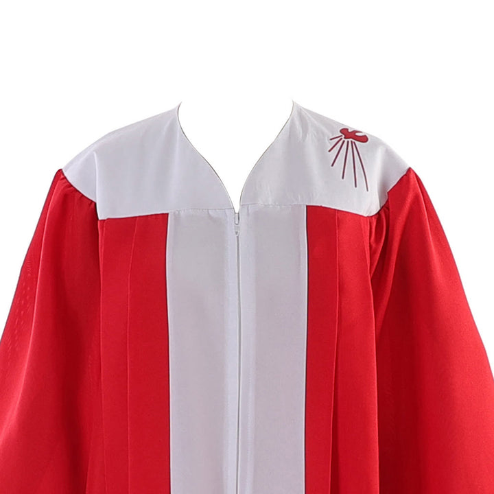Christianartworkshop Elegant Red Clergy Robe with Dove of the Holy Spirit: Serve with Faith and Light - image 7