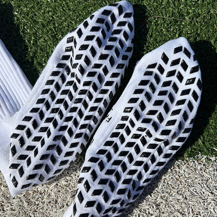 Christianartworkshop Biblical Quote Grip Soccer Unisex Socks: Walk Daily in Divine Guidance - image 3