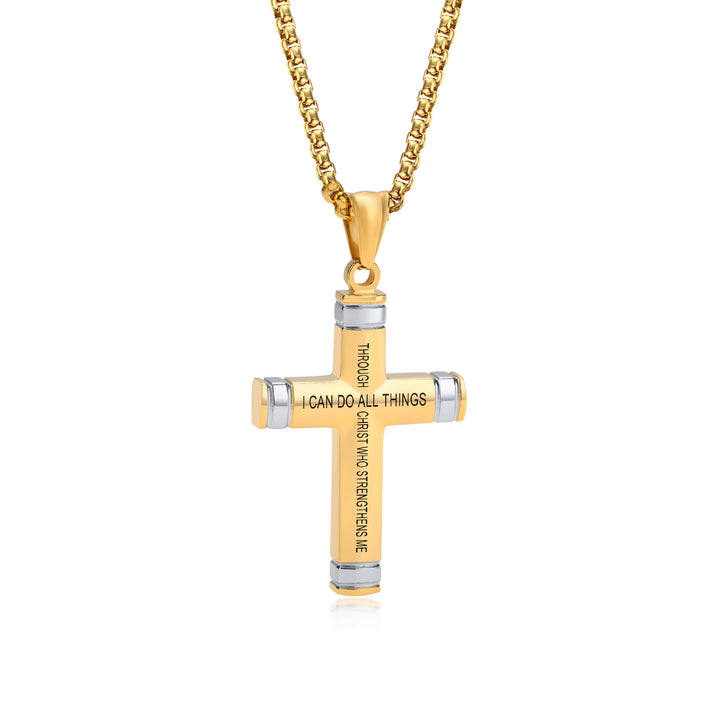 Christianartworkshop Multi - Color Cross Necklace with Scripture: Personalized Faith Wear - image 4
