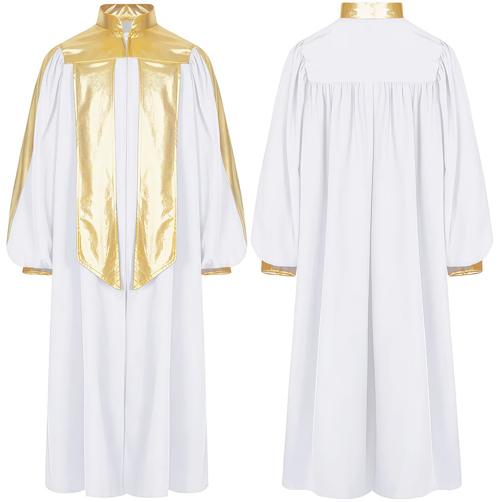 Bell Ringing Robe Christianartworkshop Golden-Embellished Clergy Robe in 7 Liturgical ...