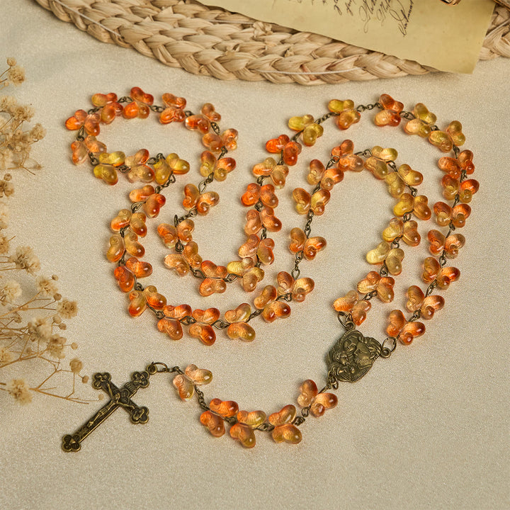 Christianartworkshop Thanksgiving Nature Ritual: Butterfly Rosary | Honoring God's Grace with the Beauty of Autumn - image 2