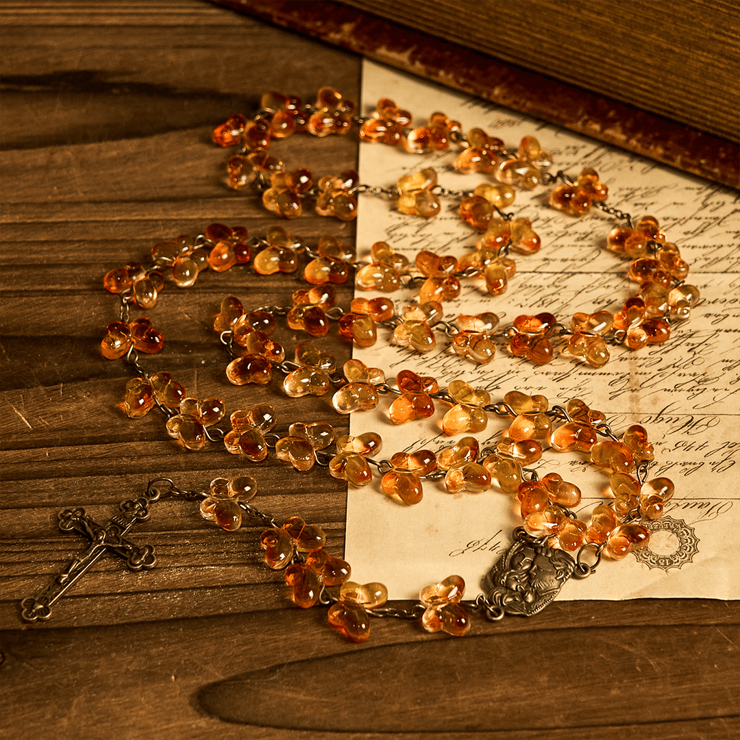 Christianartworkshop Thanksgiving Nature Ritual: Butterfly Rosary | Honoring God's Grace with the Beauty of Autumn - image 6