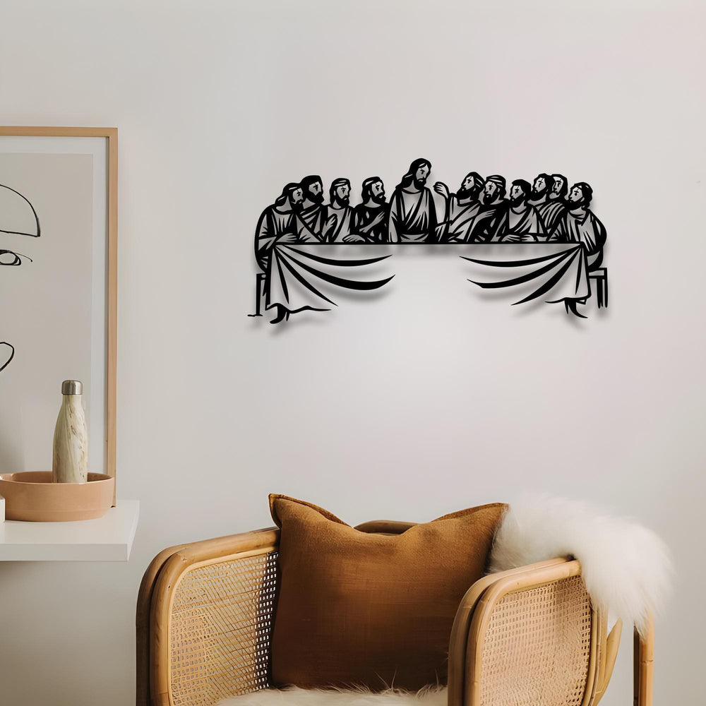 Christianartworkshop Faithful Representation The Last Supper Metal Wall Decor - image 1