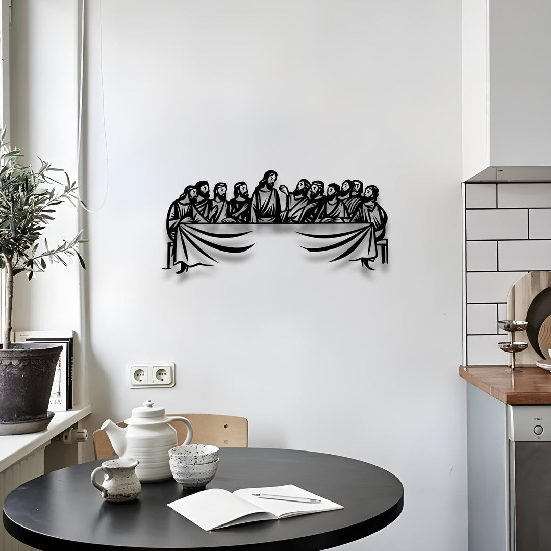 Christianartworkshop Faithful Representation The Last Supper Metal Wall Decor - image 7