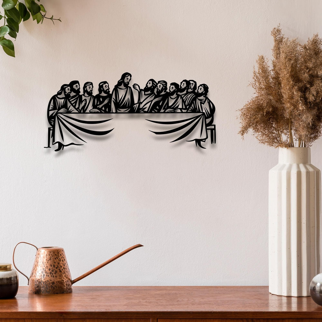Christianartworkshop Faithful Representation The Last Supper Metal Wall Decor - image 2
