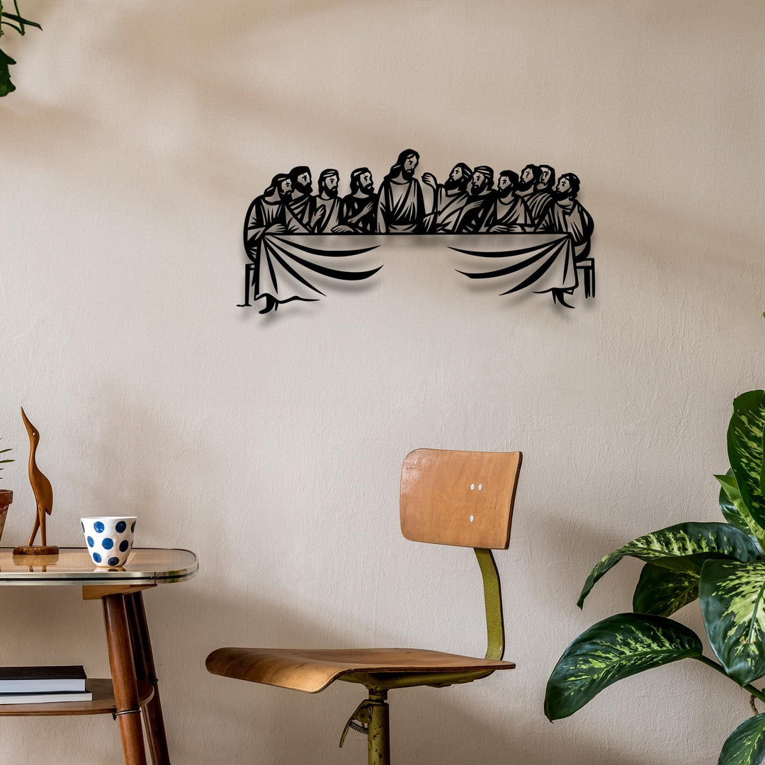 Christianartworkshop Faithful Representation The Last Supper Metal Wall Decor - image 5