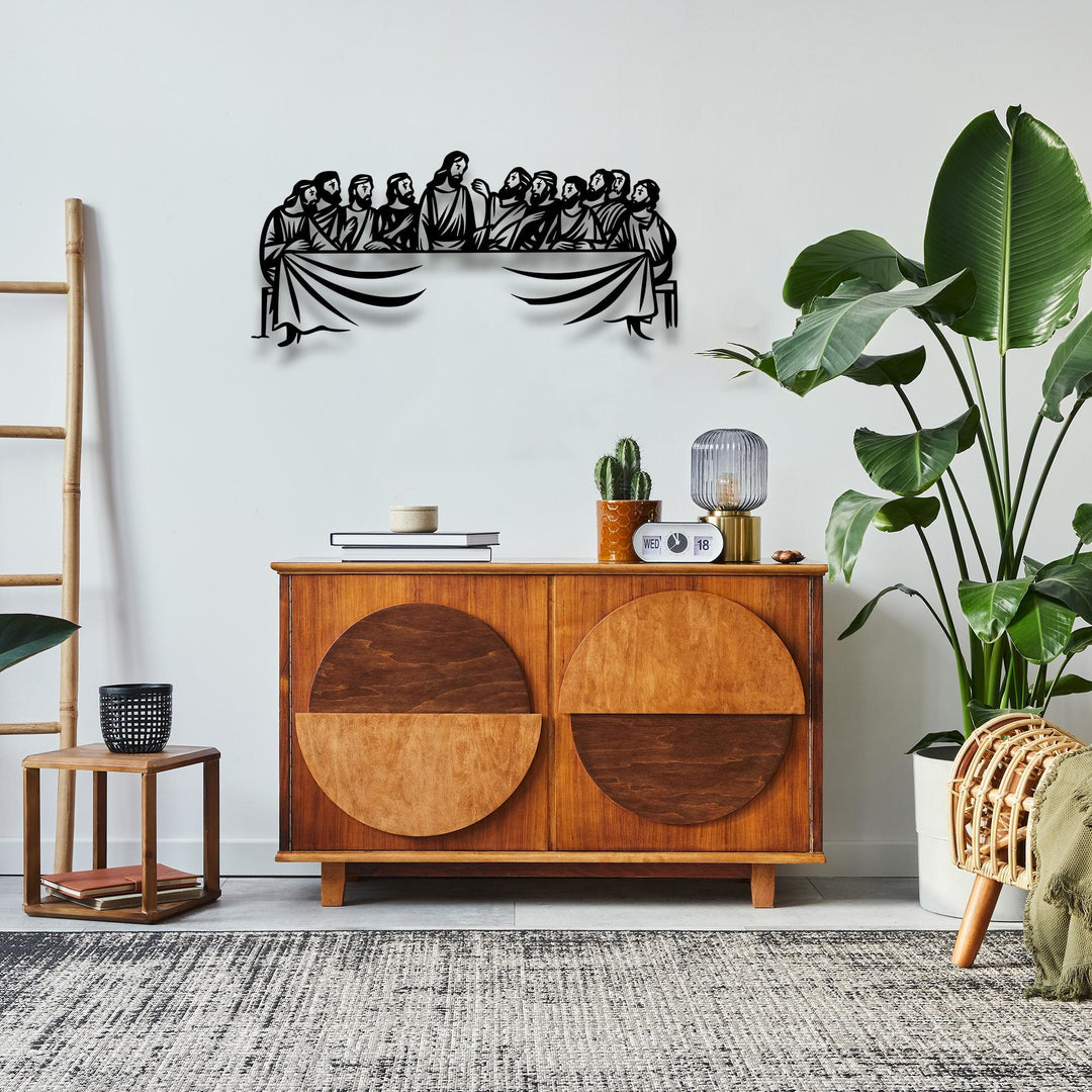 Christianartworkshop Faithful Representation The Last Supper Metal Wall Decor - image 8