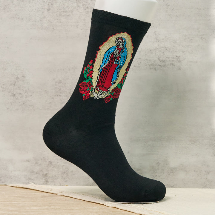 Christianartworkshop Faithful Our Lady of Guadalupe Unisex Socks Bringing Faith and Daily Blessings - image 1