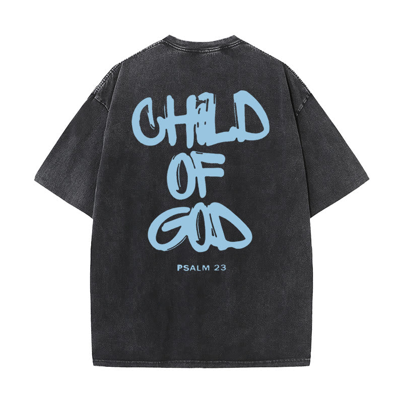 Christianartworkshop "CHILD OF GOD" Washed T-Shirt - image 1