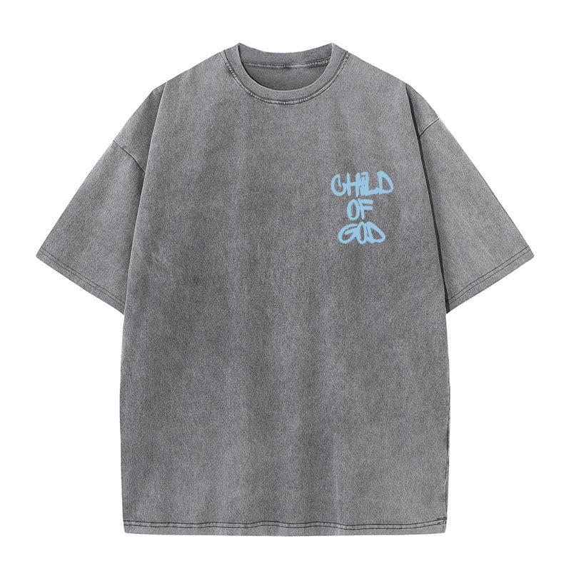 Christianartworkshop "CHILD OF GOD" Washed T-Shirt - image 19