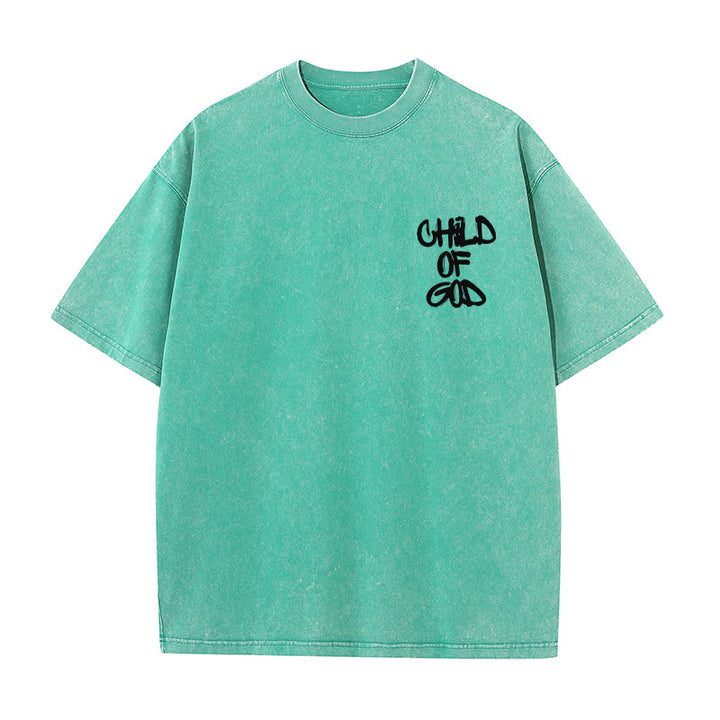 Christianartworkshop "CHILD OF GOD" Washed T-Shirt - image 15
