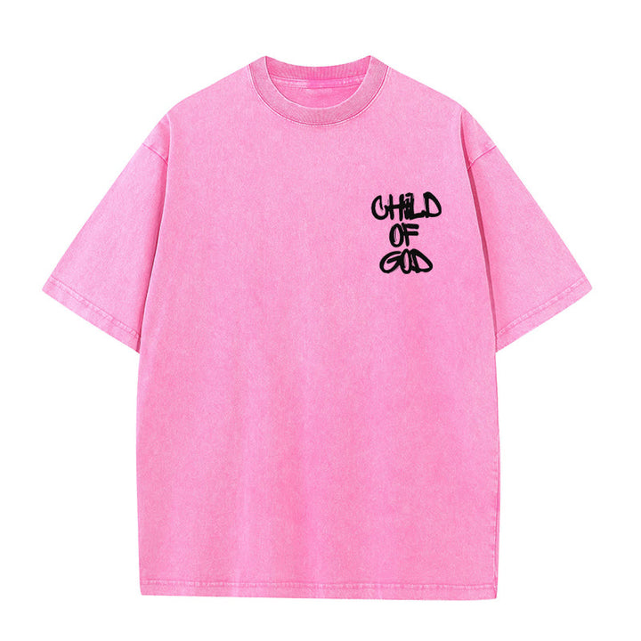 Christianartworkshop "CHILD OF GOD" Washed T-Shirt - image 11