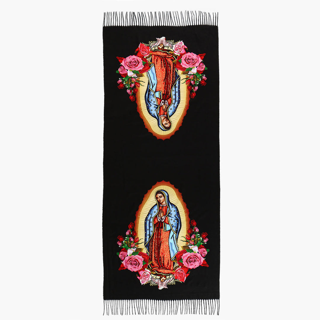 Christianartworkshop Faith-Inspired Virgin Mary Prayer Shawl: Symbol of Hope and Devotion - 70.87''*27.56''/180*70cm - image 0