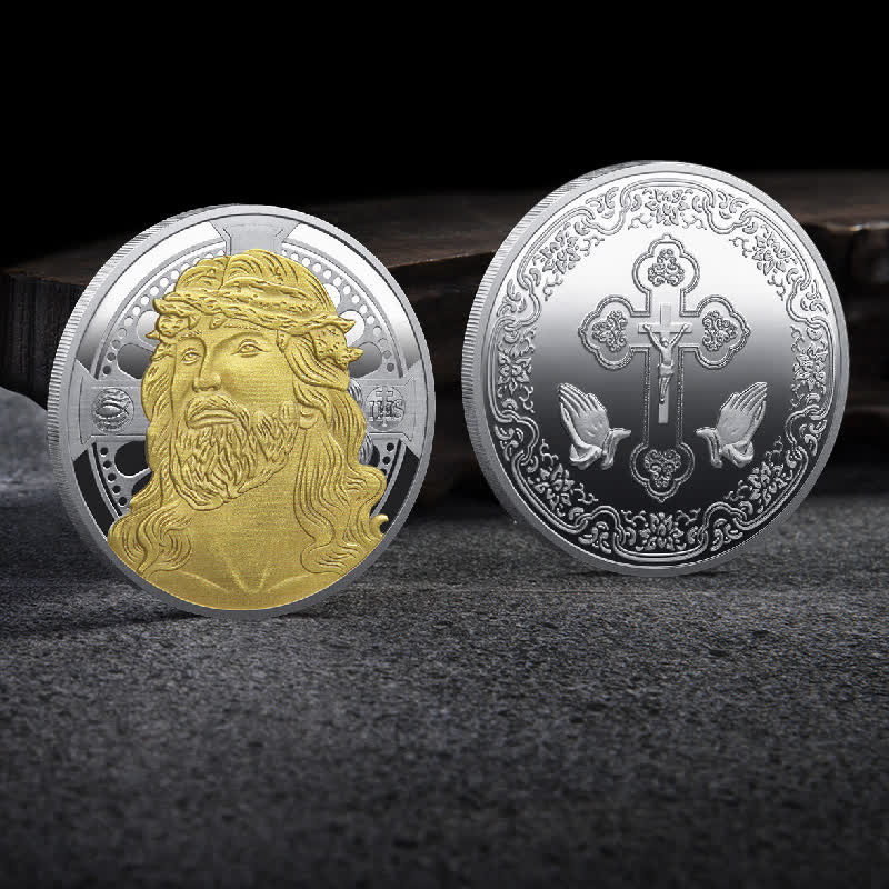 Classic Style the Jesus Crown of Thorns Protection Strengthen Connection Coin - Crown of Thorns - image 0