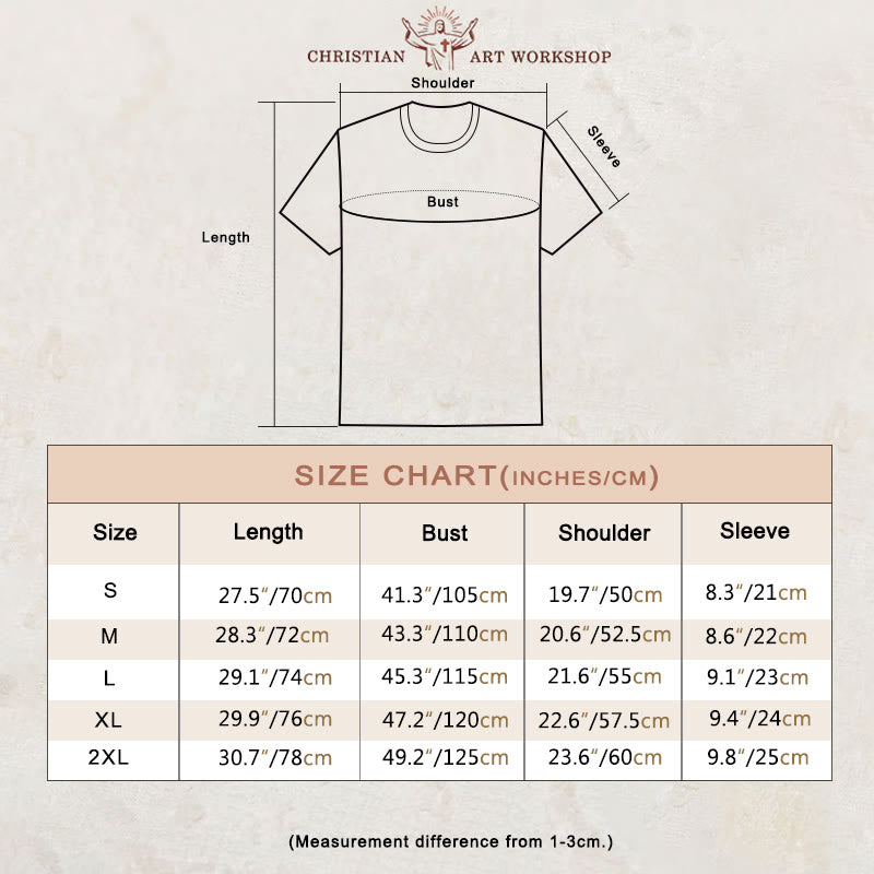 Christianartworkshop Minimalist Style Blessed Heart And Cross Short Sleeve T-shirt - image 1