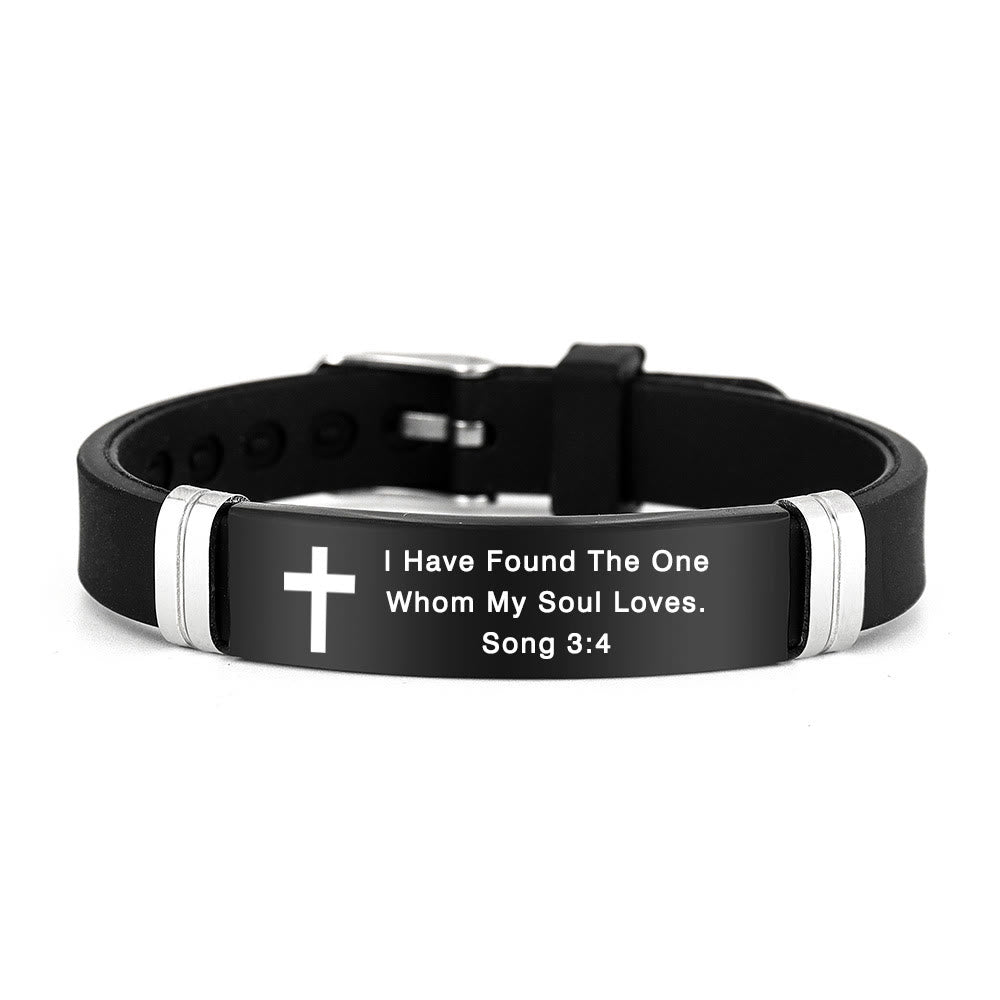 Christianartworkshop Multi - Styled Motivational Cross Bracelet with Bible Verses - Black 3:4 - image 18