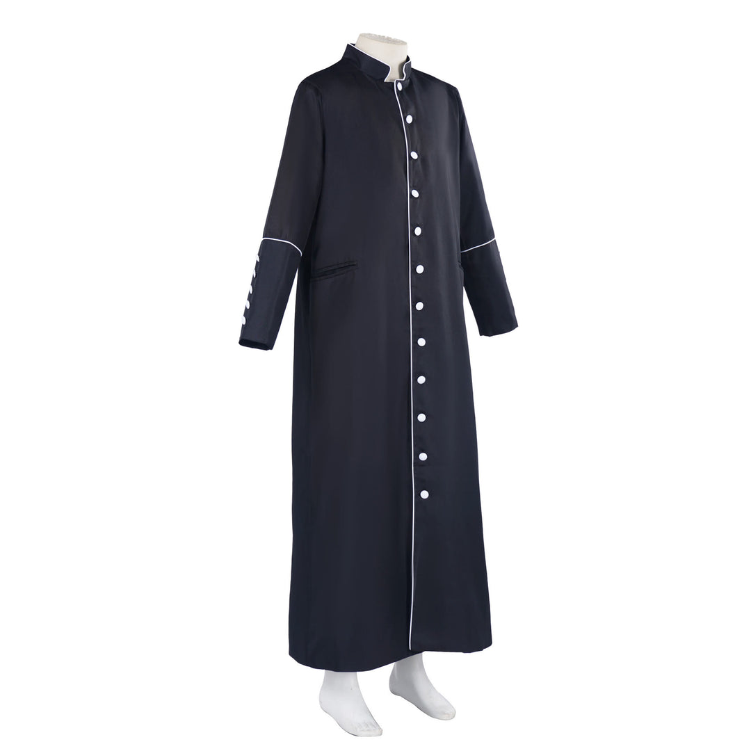 Christianartworkshop Classic Multicolor Cassock with Contrast Trim & Medieval Elegance - image 11