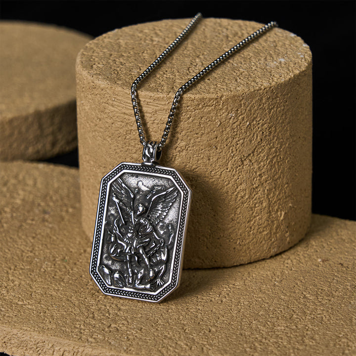 Christianartworkshop St. Michael Guardian and Grace Blessing Set for Pocket Prayer & Reflection - image 1