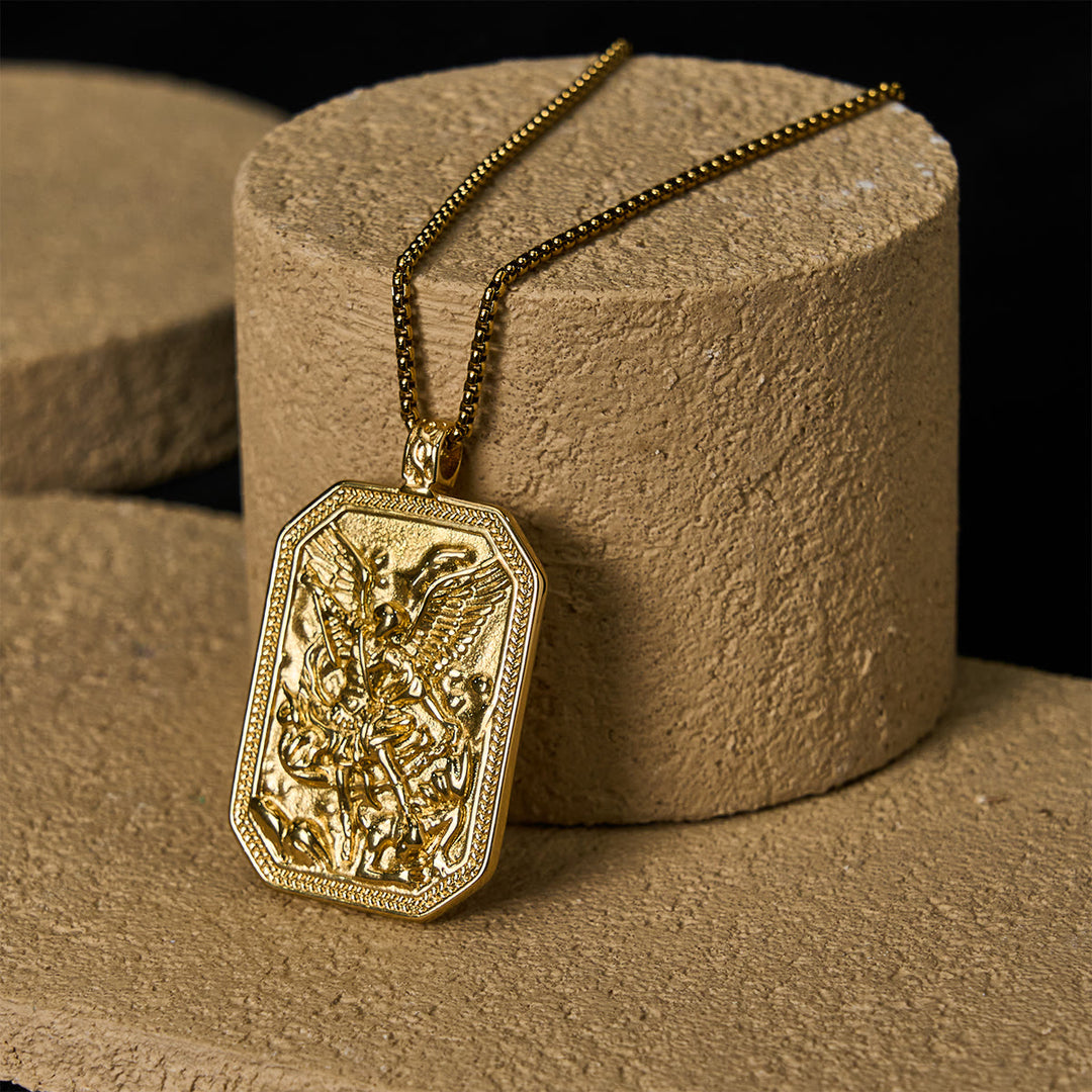 Christianartworkshop St. Michael Guardian and Grace Blessing Set for Pocket Prayer & Reflection - image 12