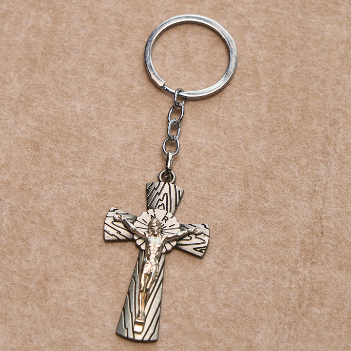 Christianartworkshop Red Gold Cross Blessing Set with Madonna & Scripture: Live in Grace - image 6