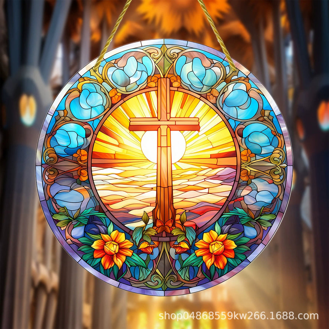 Christianartworkshop Light of tahe World Collection: Holy Family, Adoration & Blessing Scenes Hanging Ornaments - L - 7.87''/20cm - image 11