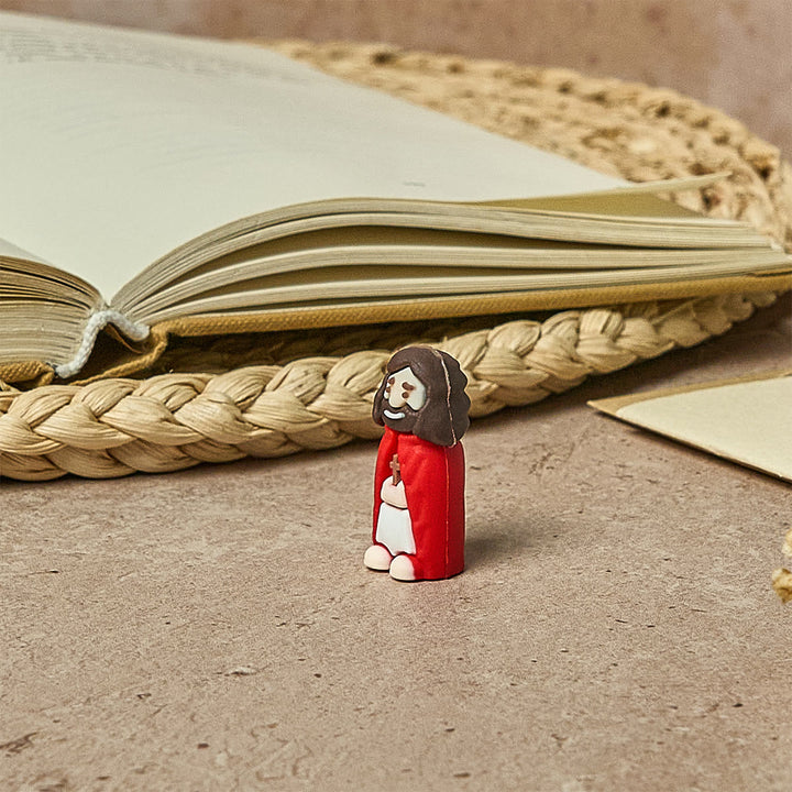 Christianartworkshop 8/16/24/32pcs Little Jesus Figurines in Eight Pastel & Bold Tones: Rainbow of Blessings - image 7