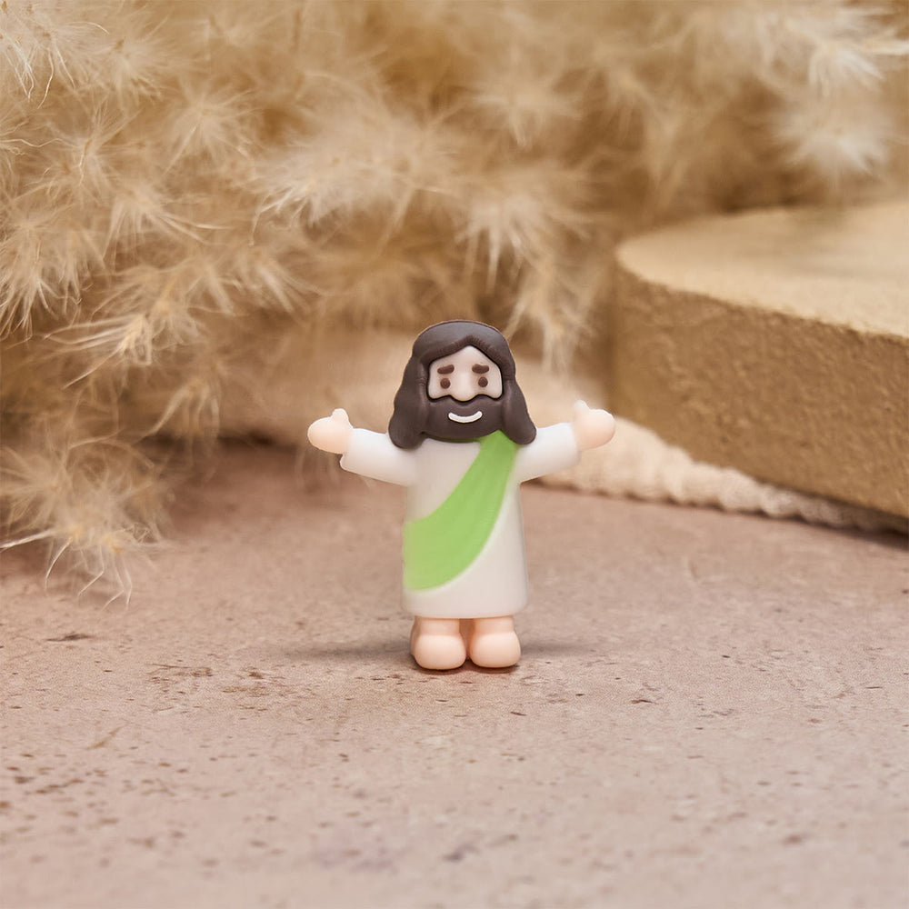 Christianartworkshop 5/10/20/30pcs Rainbow Hugs from Jesus: Colorful Mini Figurines for Daily Blessings - image 1