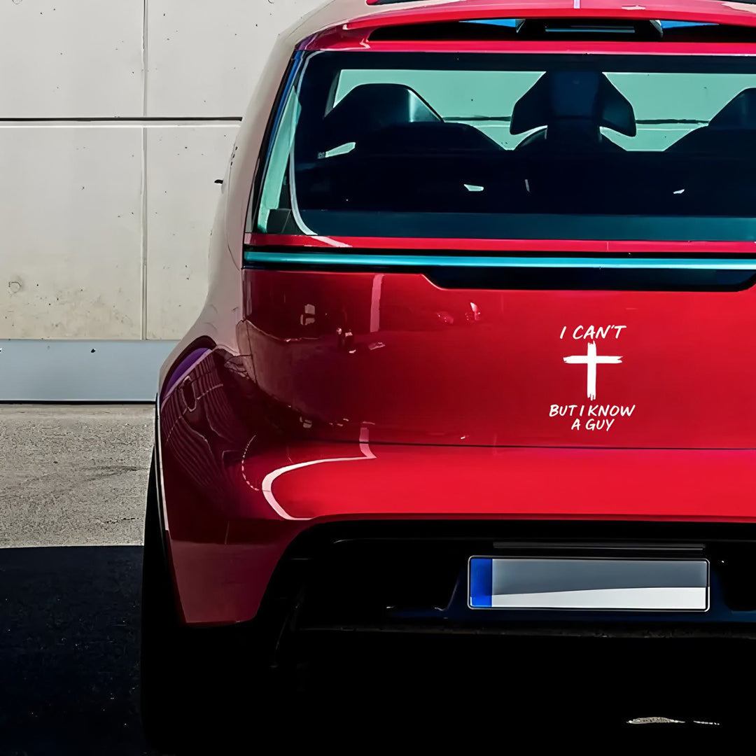 Christianartworkshop Know a Guy Cross Faith Sticker Decal for Laptops, Notebooks, Car Windows - image 9