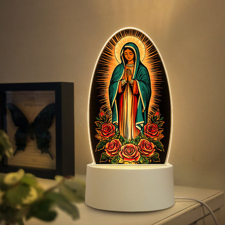 Christianartworkshop Artistic Virgin Devotion Nightlight: Diverse Styles & Sacred Meaning - E - image 4