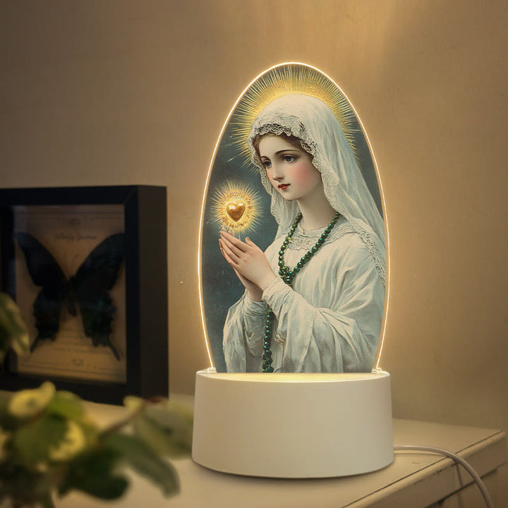 Christianartworkshop Artistic Virgin Devotion Nightlight: Diverse Styles & Sacred Meaning - G - image 6