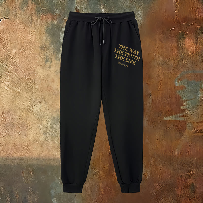 Christianartworkshop Faith in Motion John 14:6 Quote Sweatpants: Walk the Promise - image 7