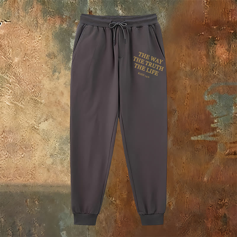 Christianartworkshop Faith in Motion John 14:6 Quote Sweatpants: Walk the Promise - image 23