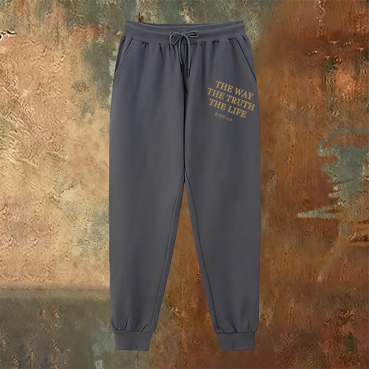 Christianartworkshop Faith in Motion John 14:6 Quote Sweatpants: Walk the Promise - image 19
