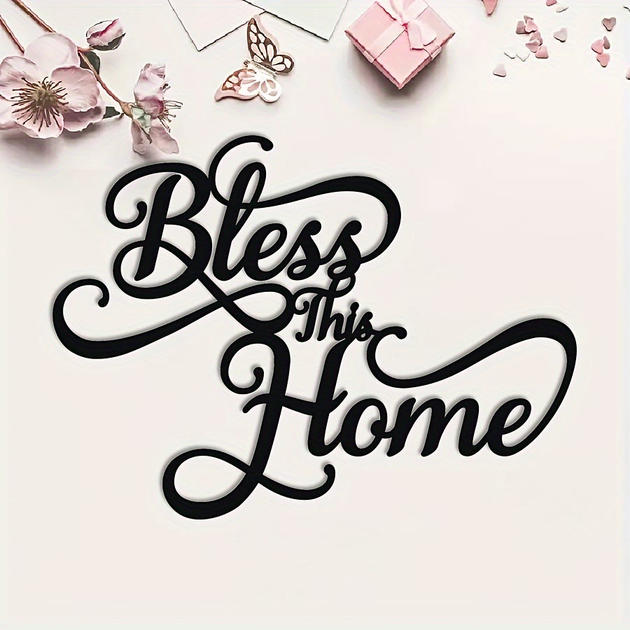 Christianartworkshop Bless This Home Metal Wall Decor: Simple Faith, Endless Grace - image 5