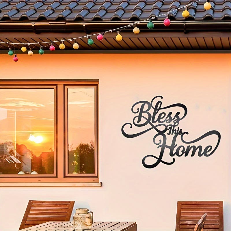 Christianartworkshop Bless This Home Metal Wall Decor: Simple Faith, Endless Grace - image 1