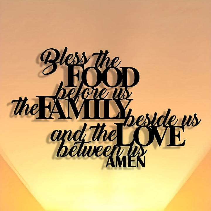 Christianartworkshop Bless the Food Before Us Metal Wall Decor: Perfect Dining Room Decor - image 8