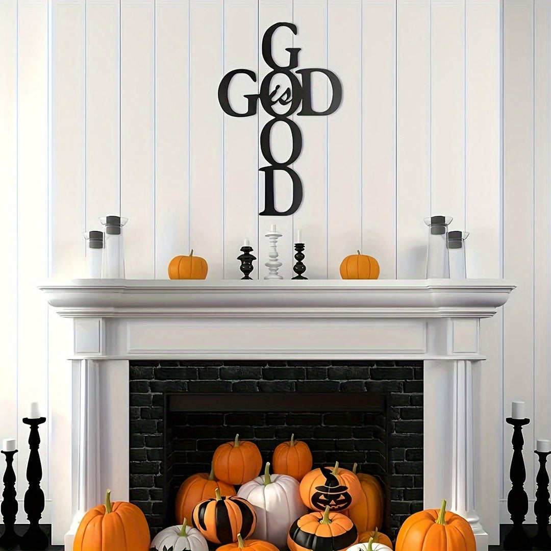 Christianartworkshop God Is Good Metal Wall Decor: Simple Yet Powerful Faith Sign - image 4