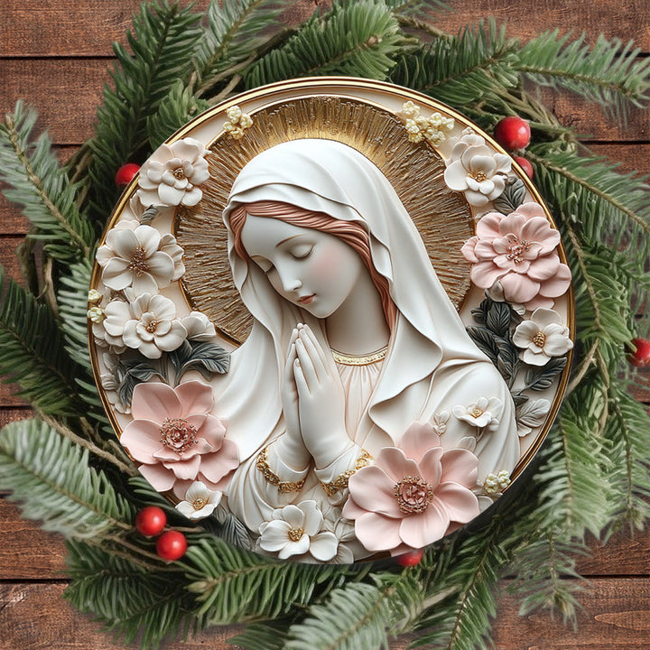 Christianartworkshop Floral Art Holy Family Hanging Ornaments: An Artistic Faith Decor - Holy Family-5 - image 5
