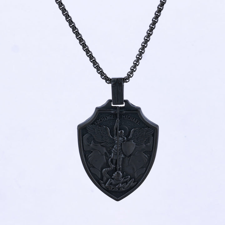 Christianartworkshop Archangel Michael Shield Pendant Necklace: Faith & Protection for Daily Wear - image 4