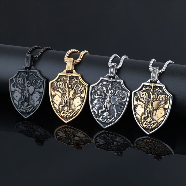 Christianartworkshop Archangel Michael Shield Pendant Necklace: Faith & Protection for Daily Wear - image 7