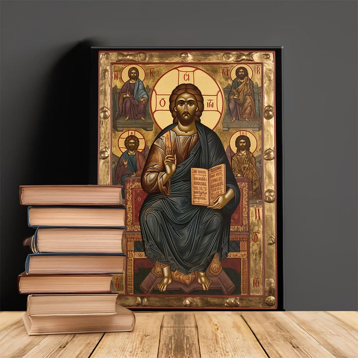 Christianartworkshop Christ Enthroned Art Prints: Holy Ambiance Creator for Spiritual Living - image 3