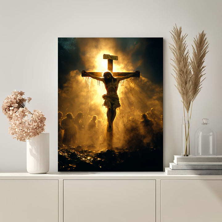 Christianartworkshop Crucifixion Daily Art Prints: Constant Devotion Reminder for Believing Homes - image 3