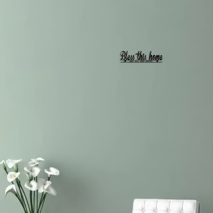 Christianartworkshop Bless This Home Metal Wall Decor: Divine Blessing & Faithful Warmth - image 7