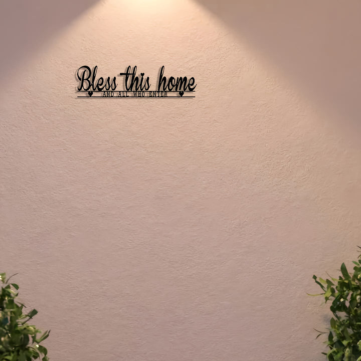 Christianartworkshop Bless This Home Metal Wall Decor: Divine Blessing & Faithful Warmth - image 6