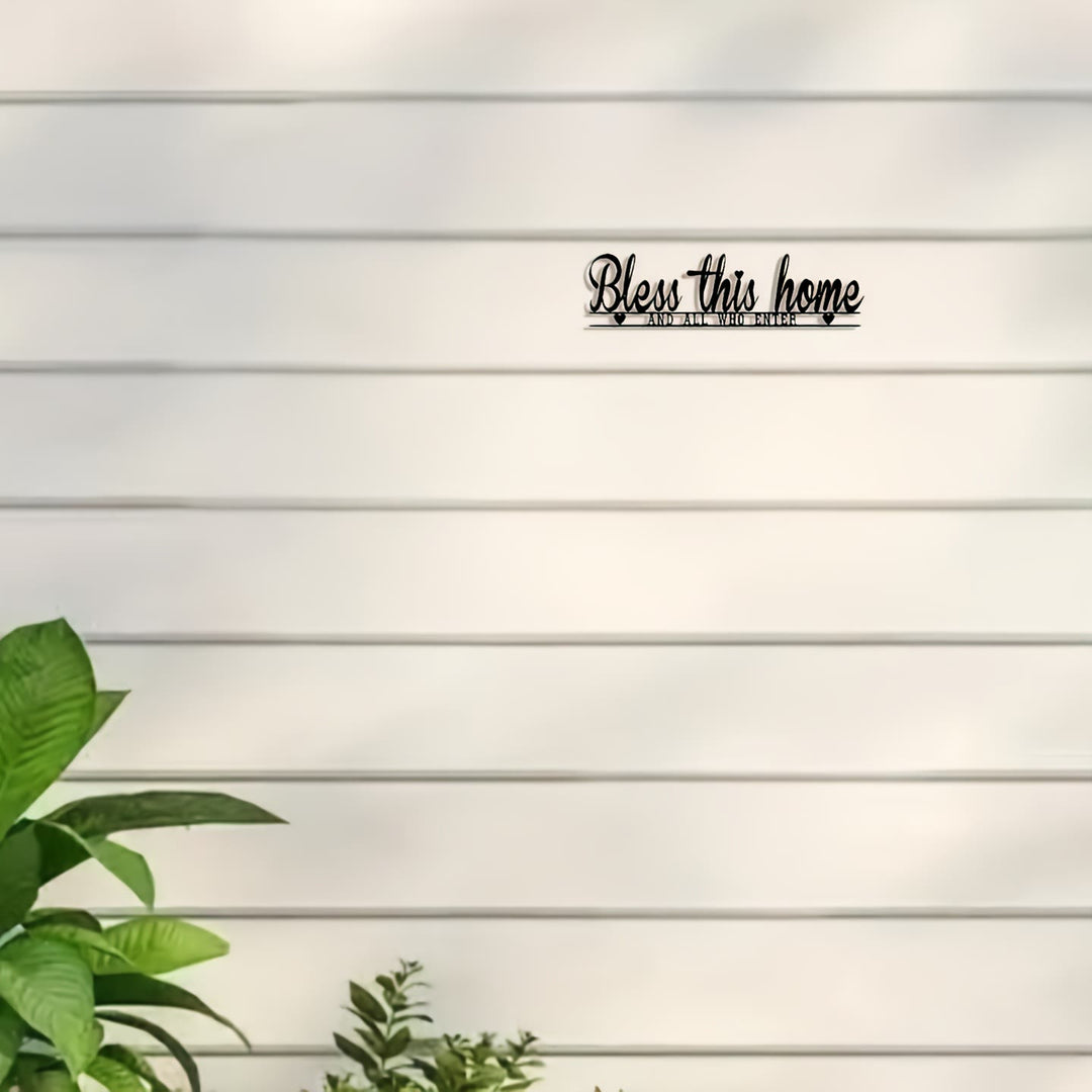 Christianartworkshop Bless This Home Metal Wall Decor: Divine Blessing & Faithful Warmth - image 8