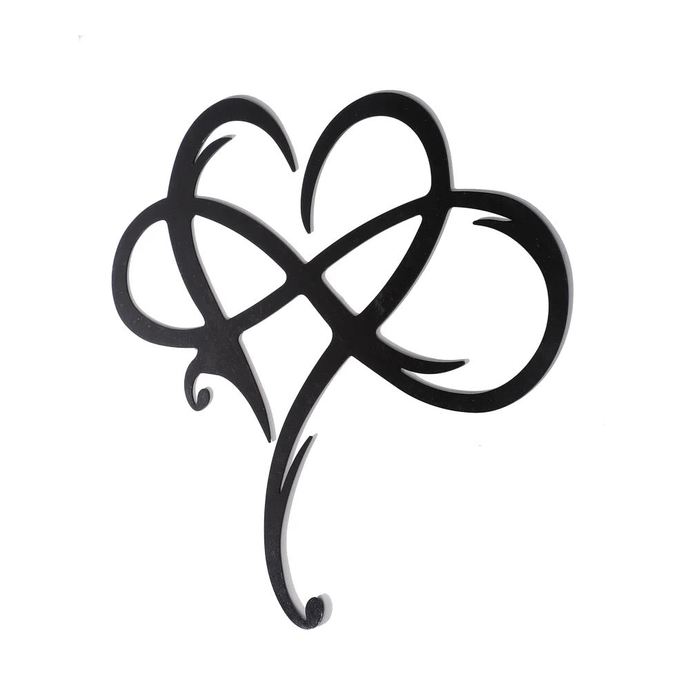 Christianartworkshop Heart & Faith Cross Metal Wall Decor: Spiritual Love & Enduring Devotion - image 6