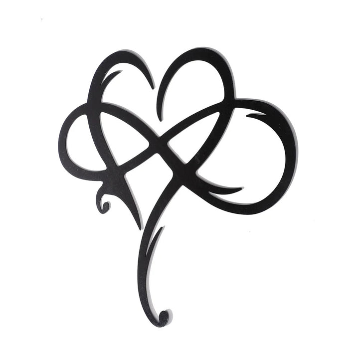 Christianartworkshop Heart & Faith Cross Metal Wall Decor: Spiritual Love & Enduring Devotion - image 6