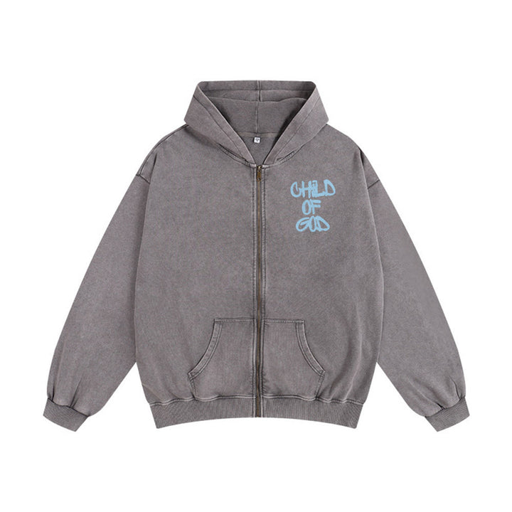Christianartworkshop Child of God Hooded Jacket: Psalm 23 Comfort Statement - image 1