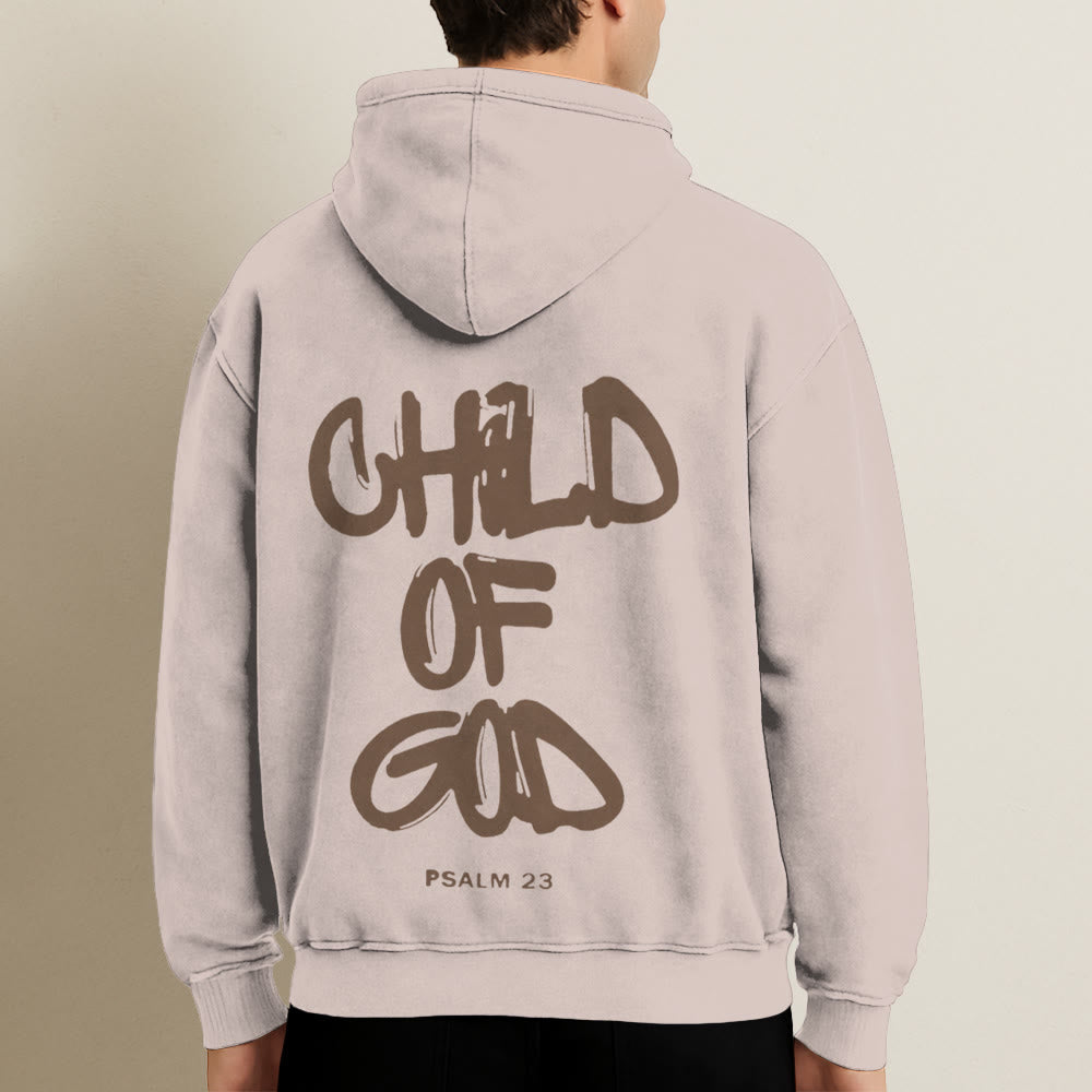 Christianartworkshop Child of God Hooded Jacket: Psalm 23 Comfort Statement - image 27