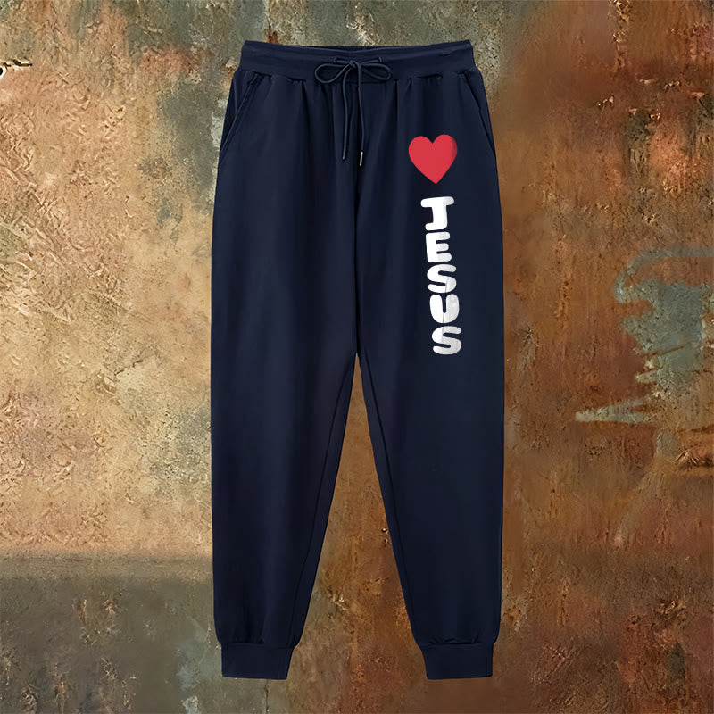 Christianartworkshop Heart for Jesus Sweatpants: Daily Wear with Faithful Affection - image 15